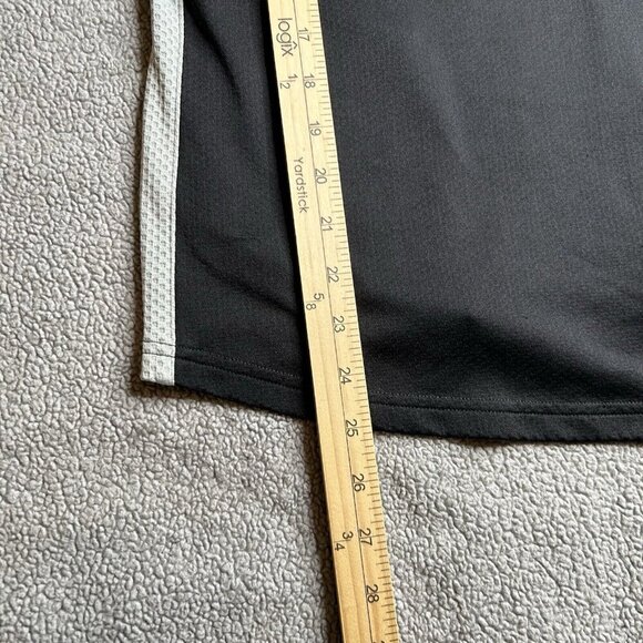 Alo Yoga Jacket Womens Medium Black Coolfit Performance Lightweight Vented Gym - Picture 16 of 16